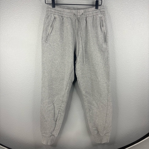 Y-3 Pants - Y-3 Yohji Yamamoto Grey Joggers with Zippered Pockets